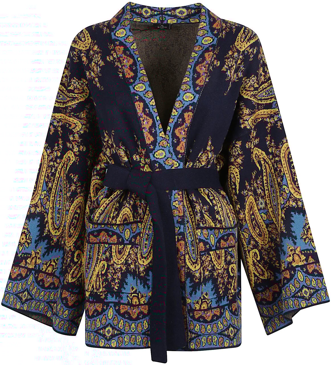 Etro Cardigan Blue Blauw