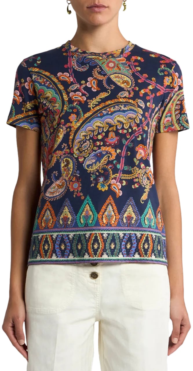 Etro slim fit t-shirt divers Divers