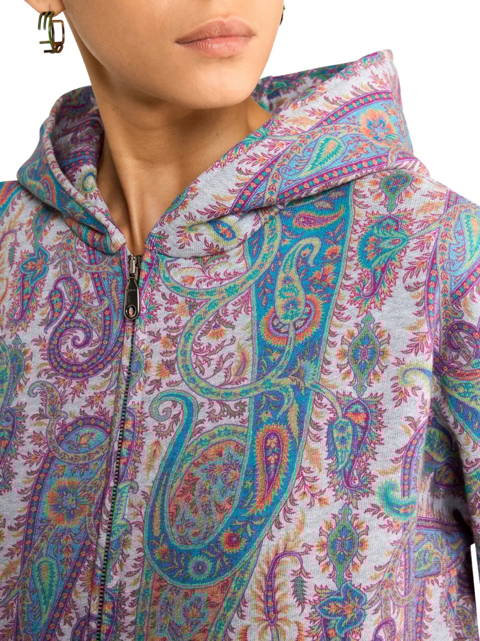 Etro printed hoodie divers Divers