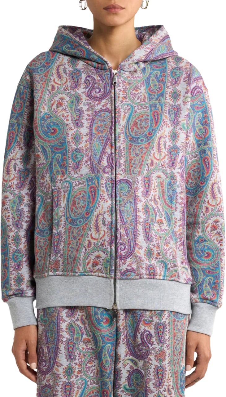 Etro printed hoodie divers Divers