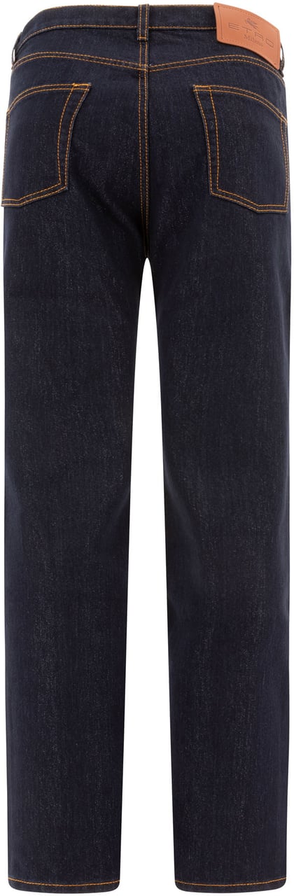 Etro Straight-leg jeans Blauw