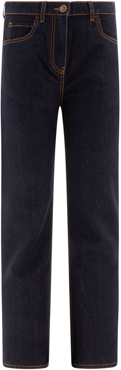 Etro Straight-leg jeans Blauw