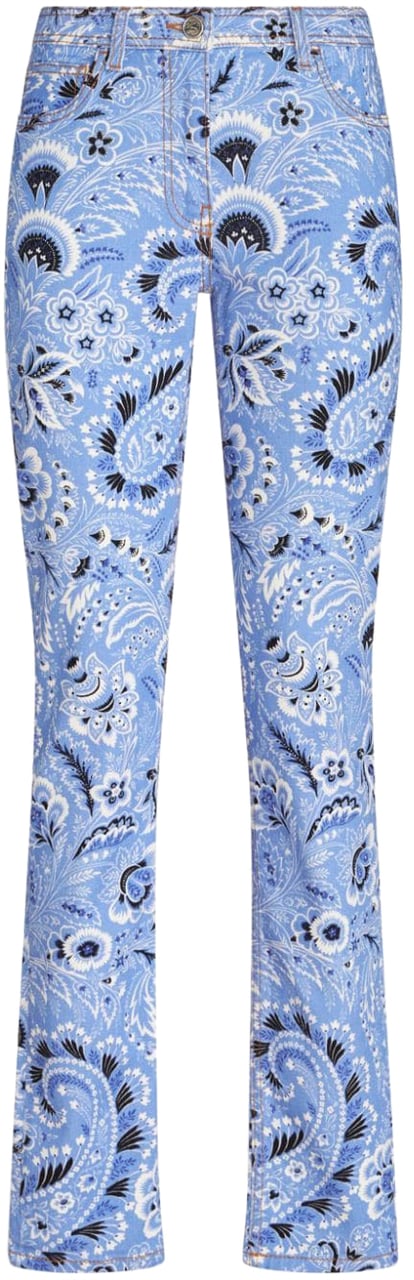 Etro Jeans Clear Blue Blauw
