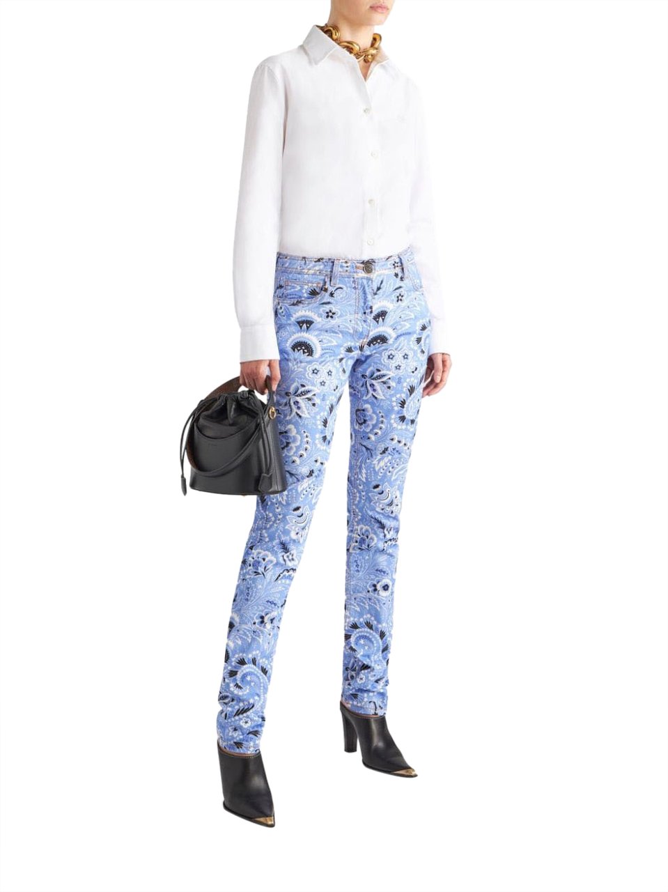 Etro Jeans Clear Blue Blauw