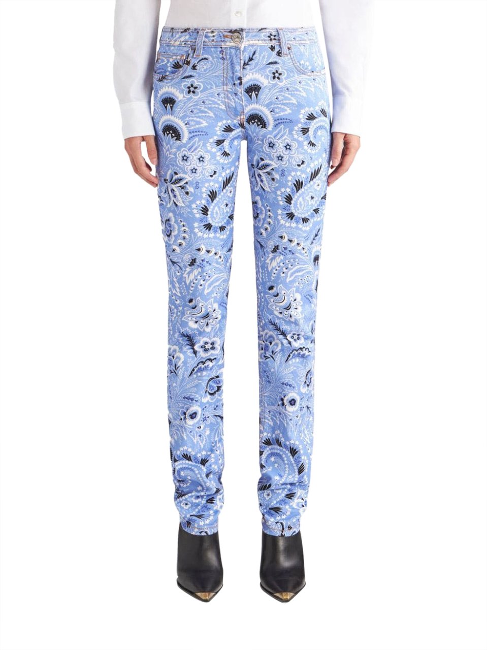 Etro Jeans Clear Blue Blauw