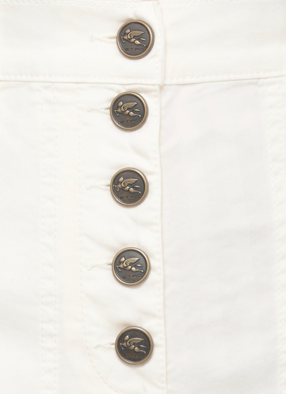 Etro Jeans Avorio Wit