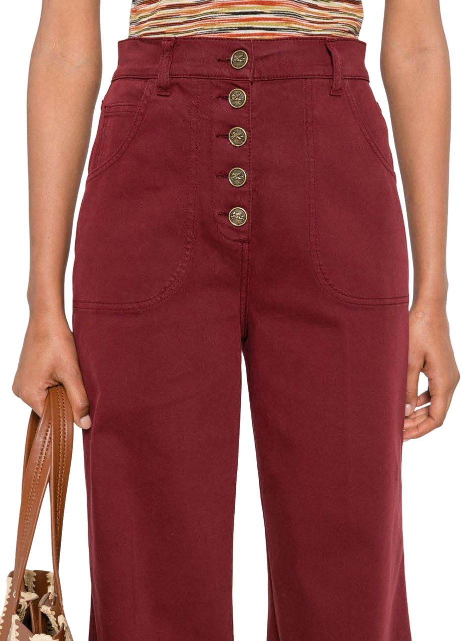 Etro Etro Jeans Bordeaux Rood