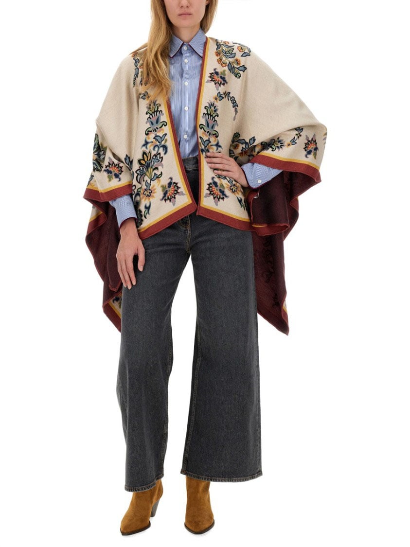 Etro Baggy Jacquard Jeans Zwart