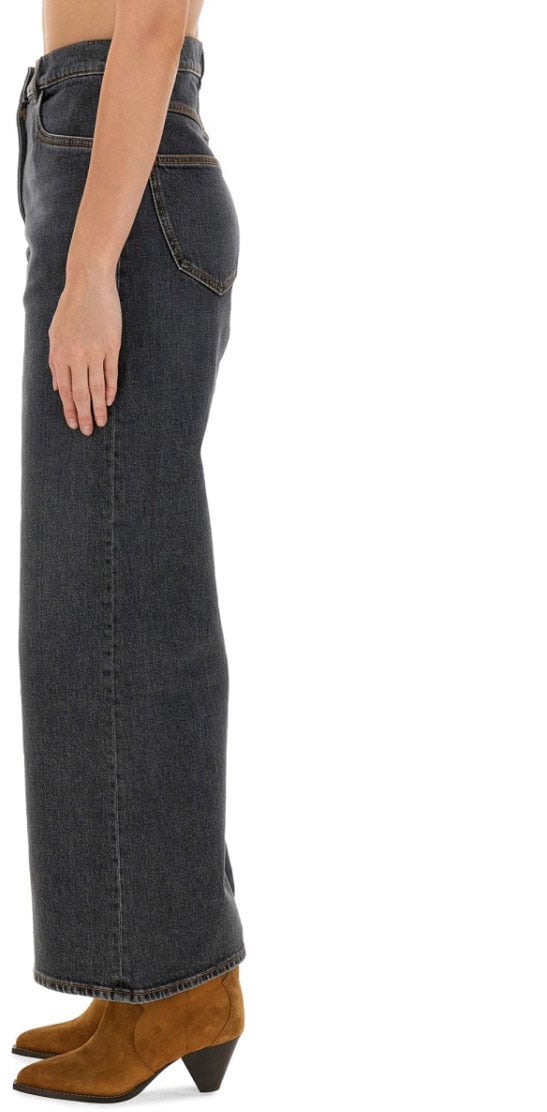 Etro Baggy Jacquard Jeans Zwart