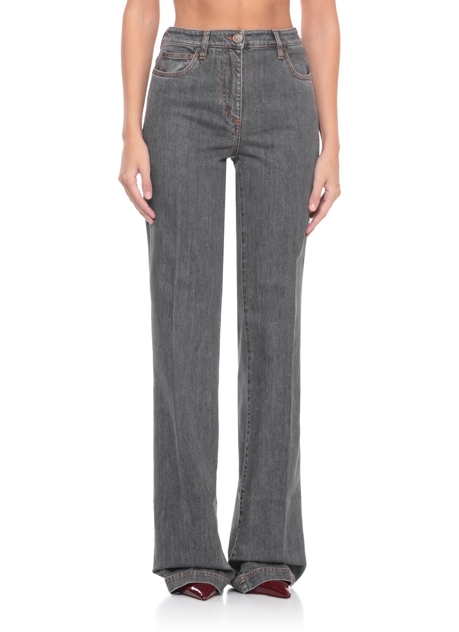 Etro Jeans Grey Grijs