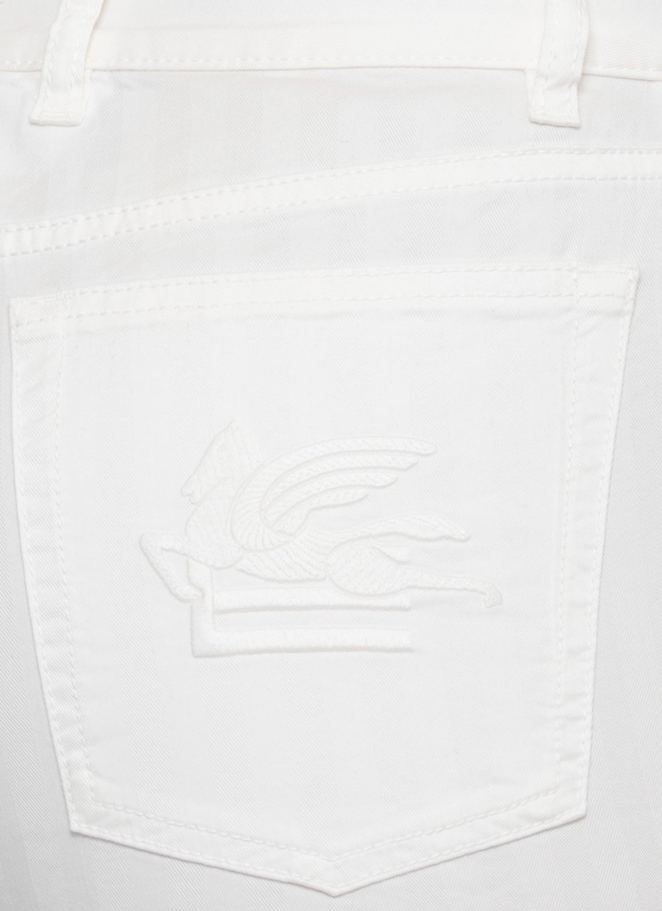 Etro Jeans Avorio Wit