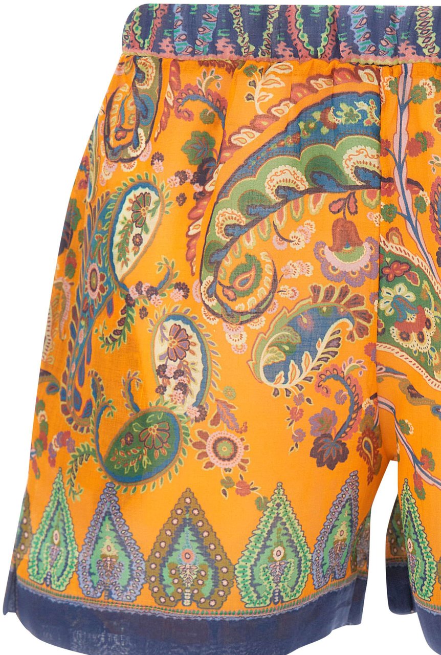 Etro Shorts Orange Oranje