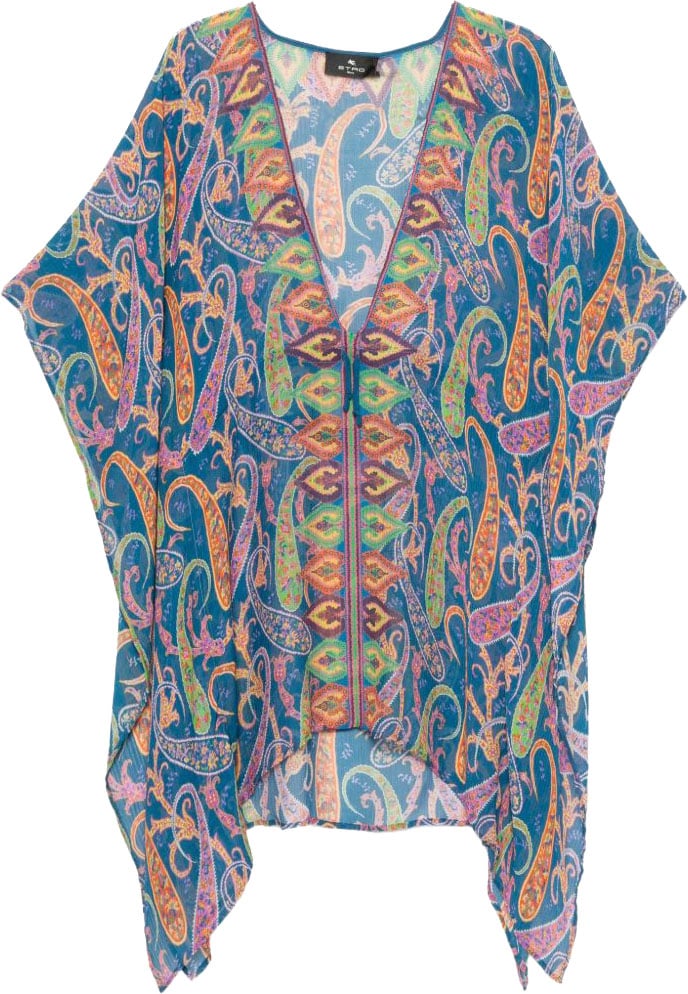 Etro Top Blue Cyaan