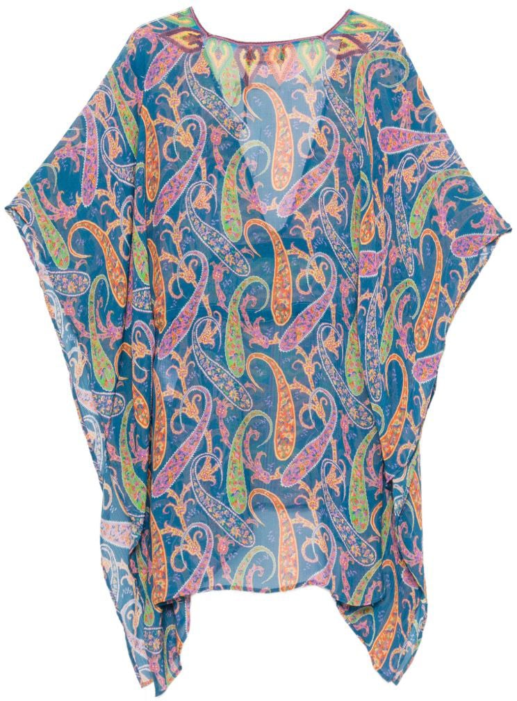 Etro Top Blue Cyaan