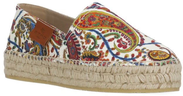 Etro Flat Shoes Ivory Wit