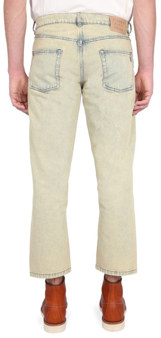 Études Five Pocket Jeans Geel