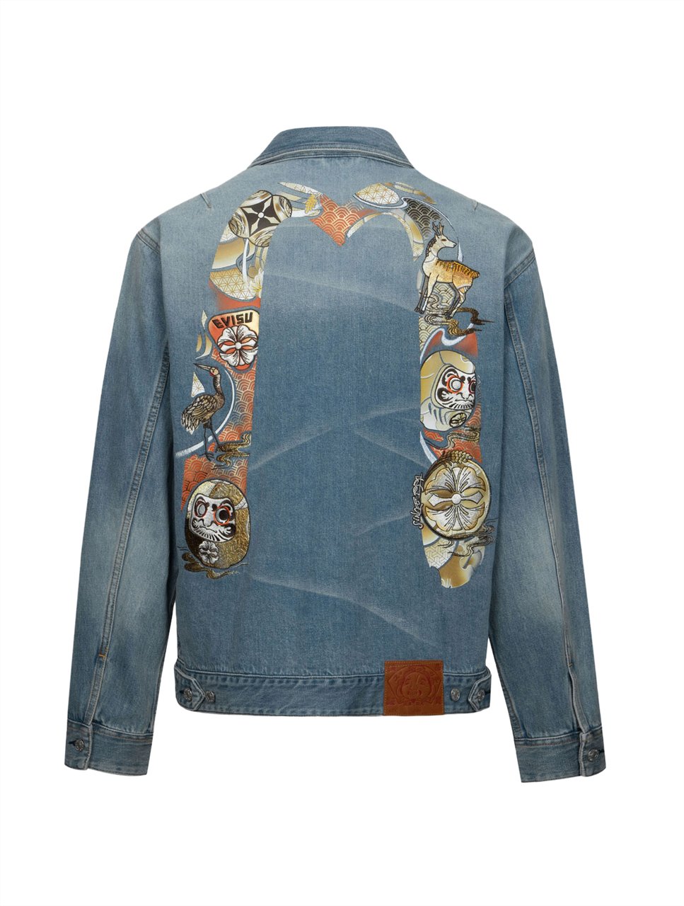 Evisu Coats Blue Blauw