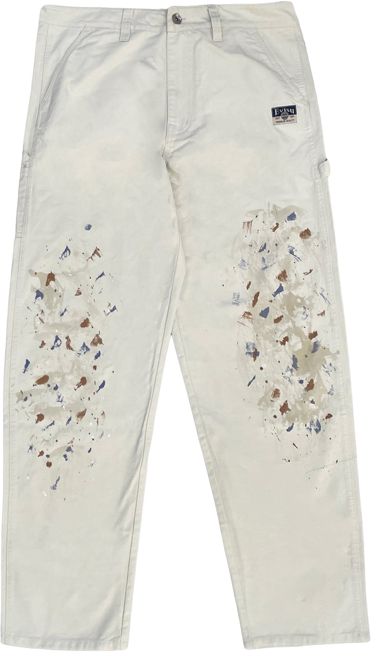 Evisu Chino He Seagull Printed Ecru Divers