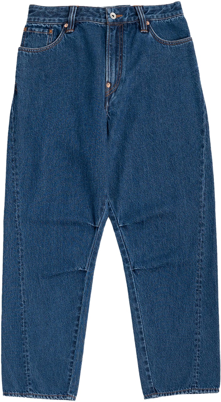 Evisu Jeans 3D Painted Seagull Denim Indigo Divers