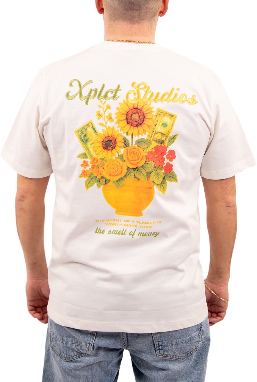 XPLCT Flowers Tee Beige