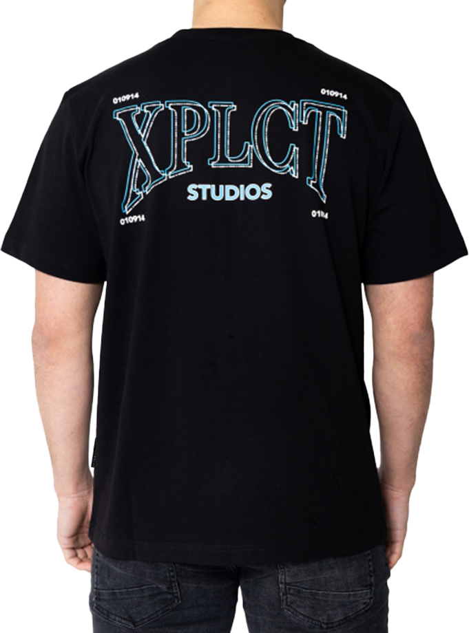 XPLCT XPLCT Stitch Tee Zwart