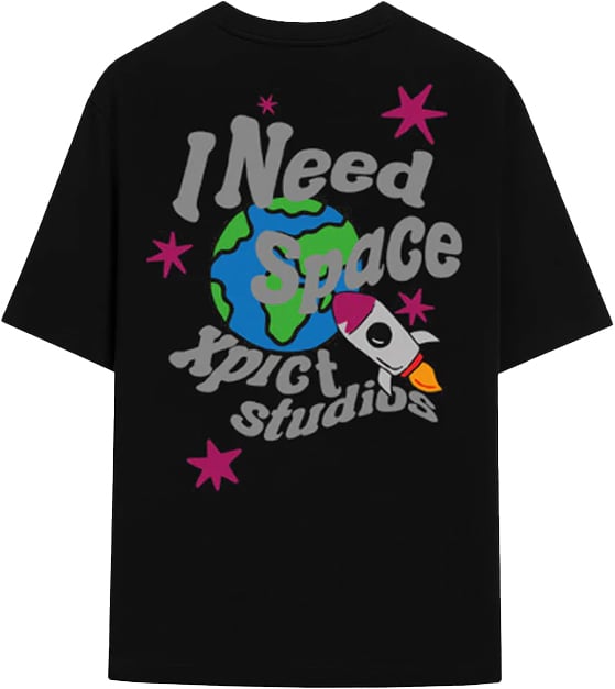 XPLCT XPLCT Rocket Tee Zwart