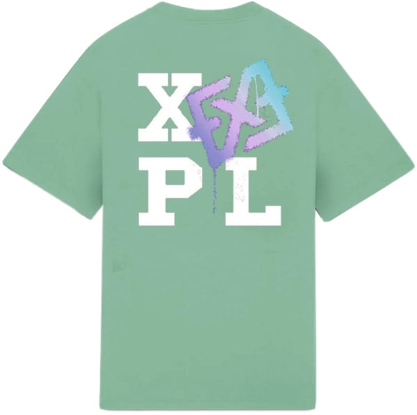 XPLCT XPLCT Overspray Tee Groen