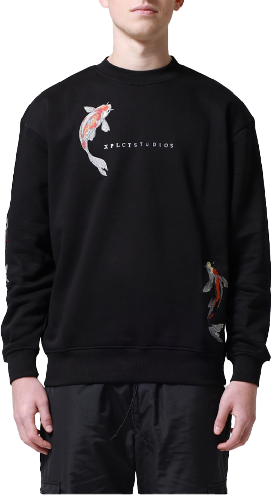 XPLCT XPLCT Carper Sweater Zwart