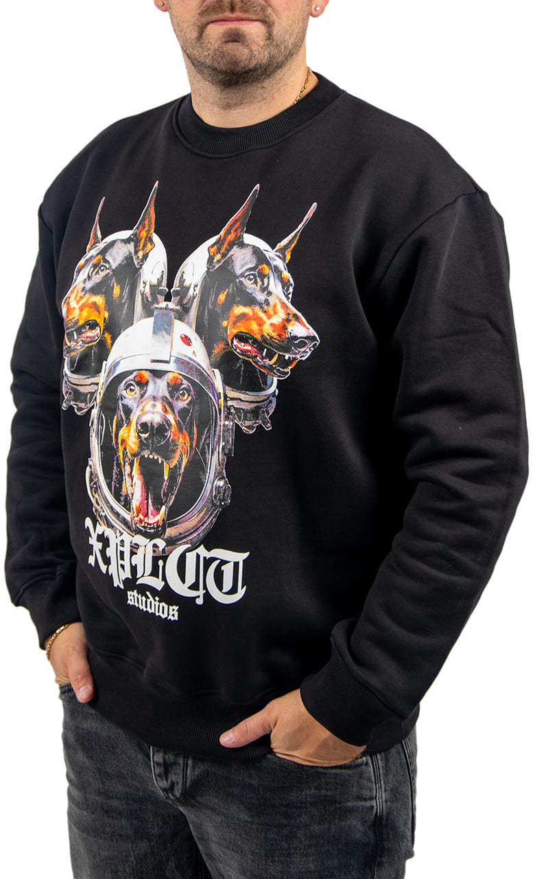 XPLCT XPLCT Dobberman Crewneck Zwart