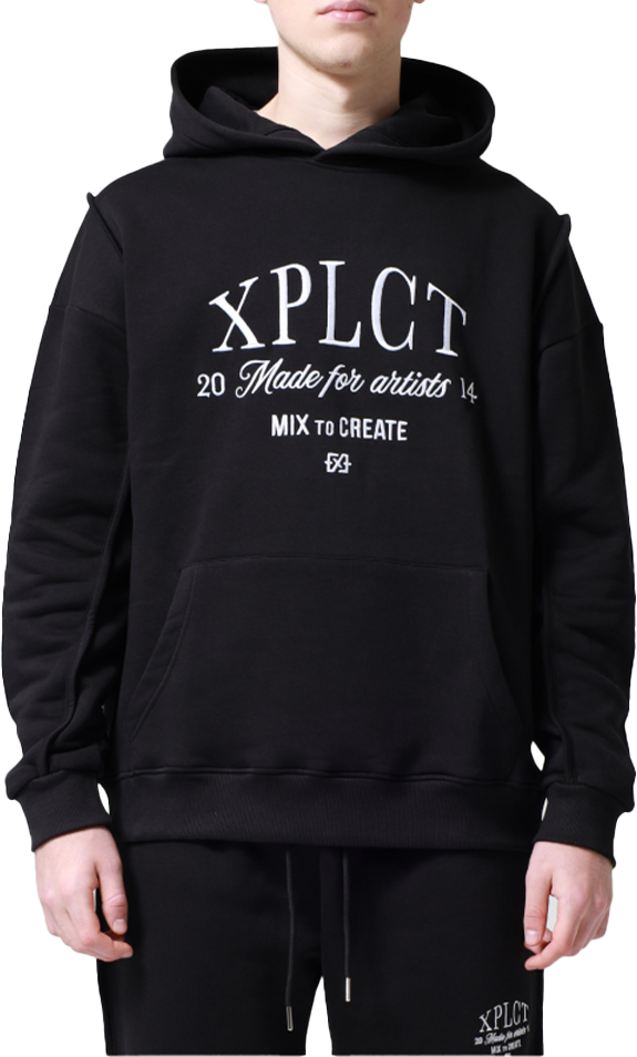 XPLCT XPLCT Carbon Hoodie Zwart