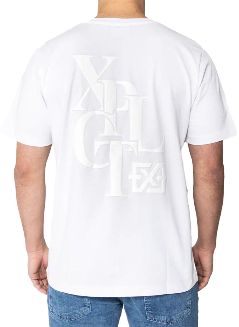 XPLCT XPLCT Letter Tee White Wit