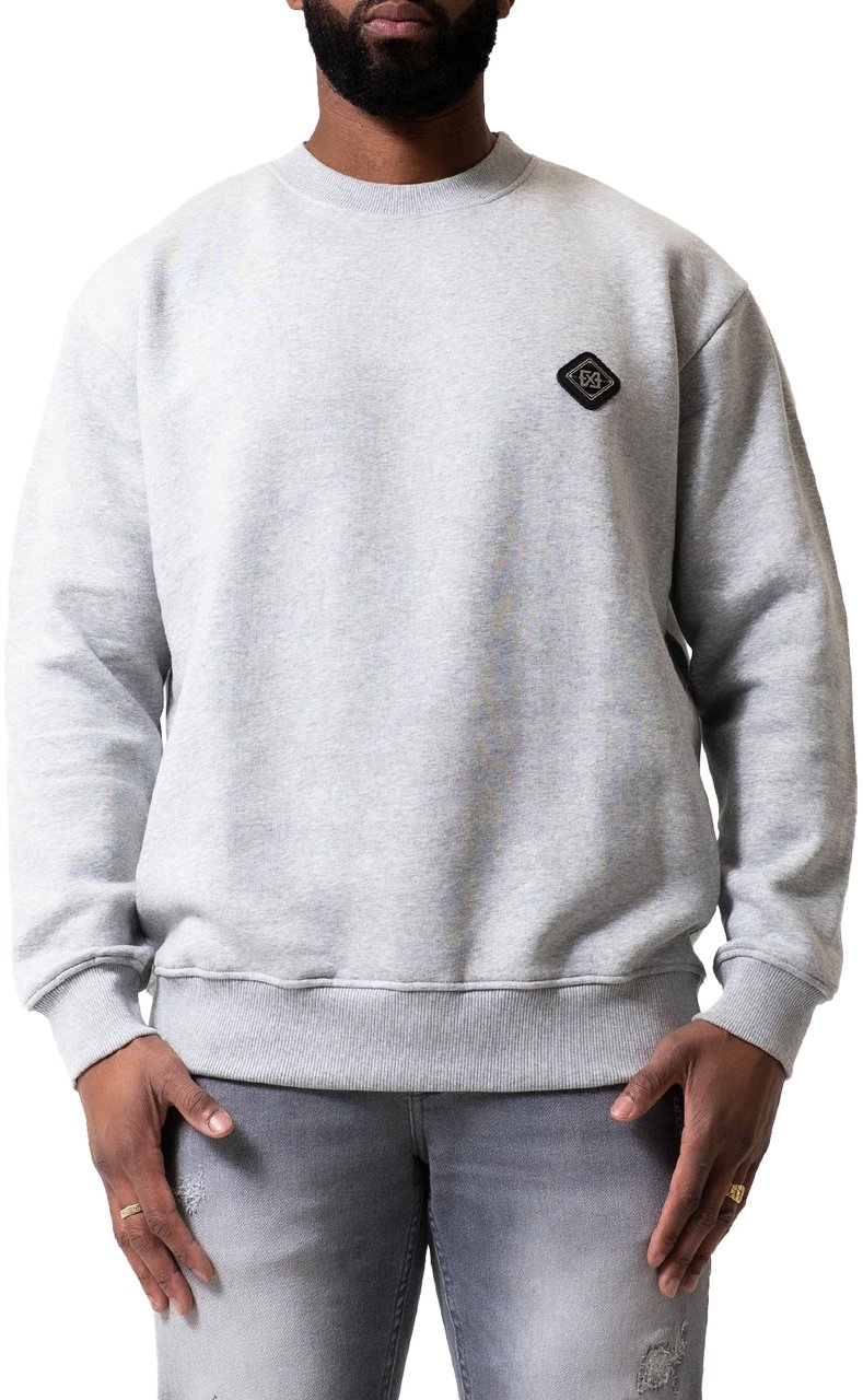 XPLCT Plate Crewneck | Grey Divers