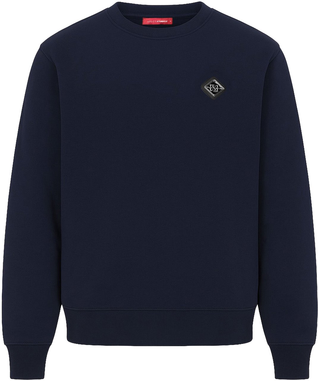 XPLCT Plate Crewneck | Navy Divers