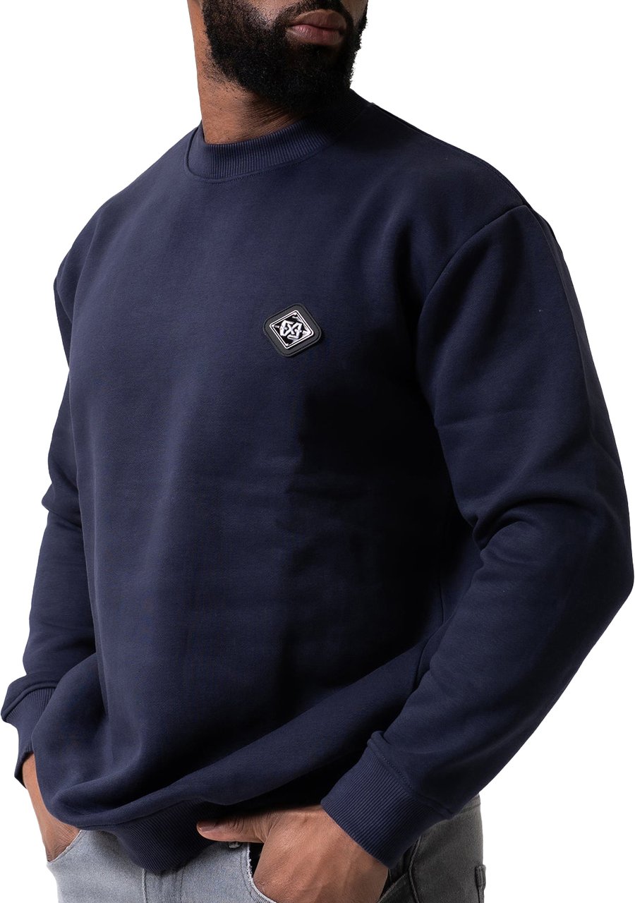 XPLCT Plate Crewneck | Navy Divers