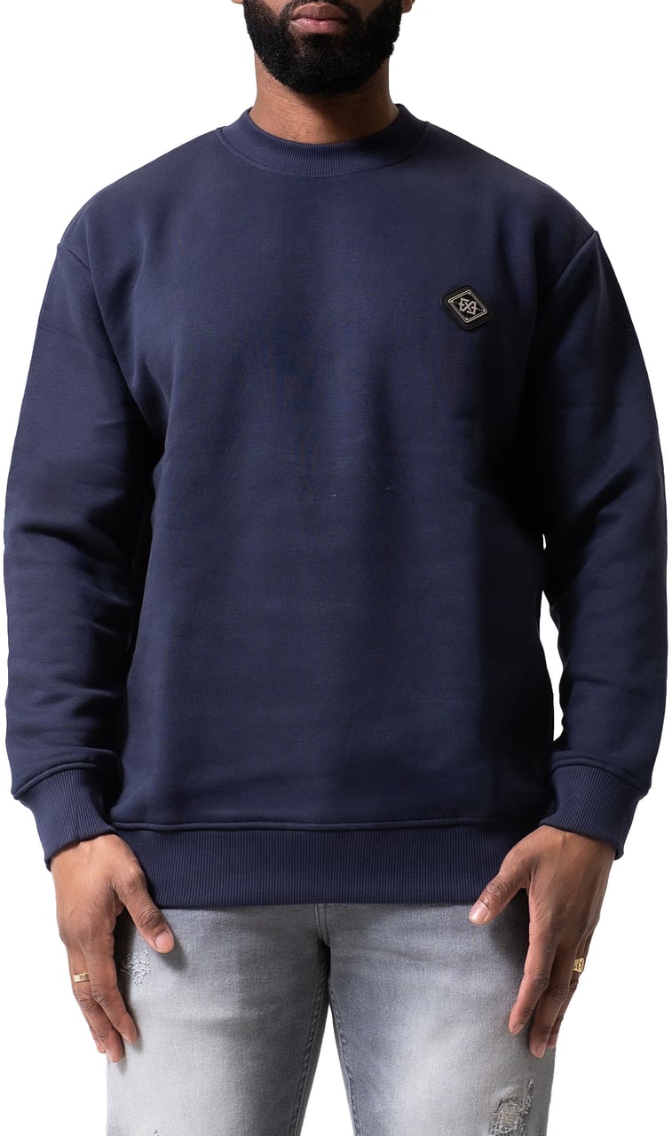 XPLCT Plate Crewneck | Navy Divers
