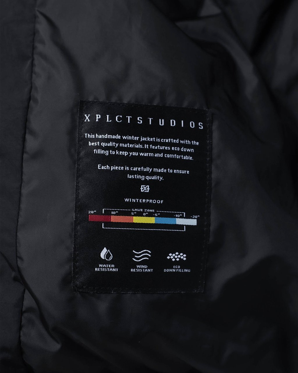 XPLCT Save Pufferjas Zwart