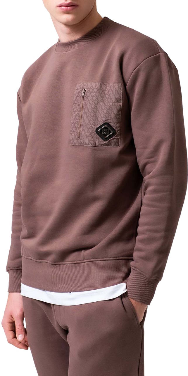 XPLCT Shade Crewneck | Deep Taupe Divers