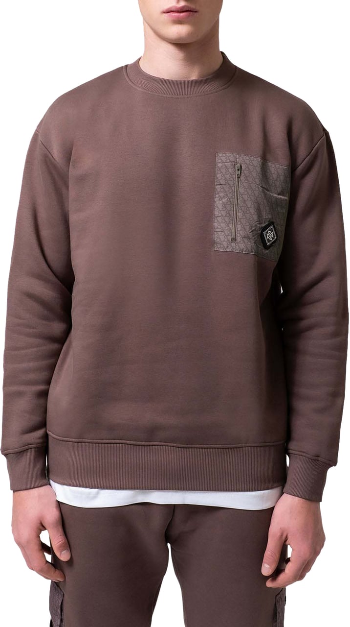 XPLCT Shade Crewneck | Deep Taupe Divers