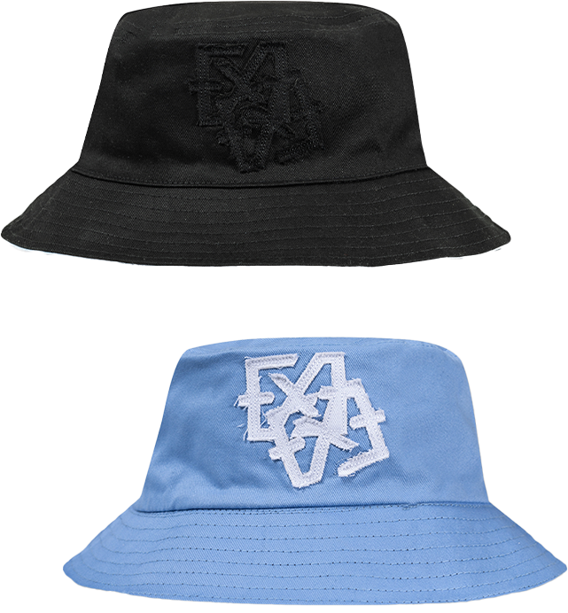 XPLCT XPLCT Patch Bucket Hat Zwart