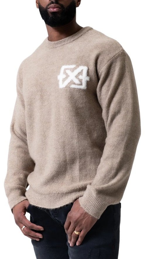 XPLCT Heren Trui Bruin