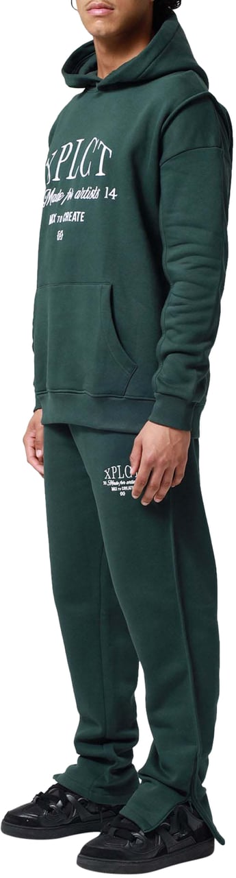 XPLCT Carbon Hoodie | Green Groen