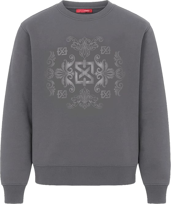 XPLCT XPLCT Baroque Sweater Grijs