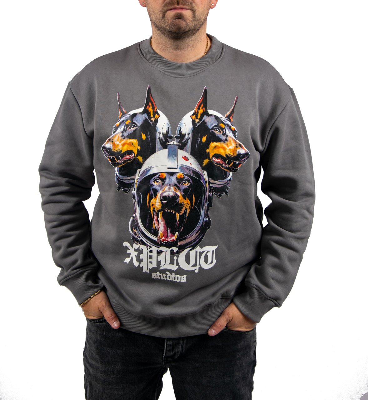 XPLCT XPLCT Dobberman Crewneck Grijs