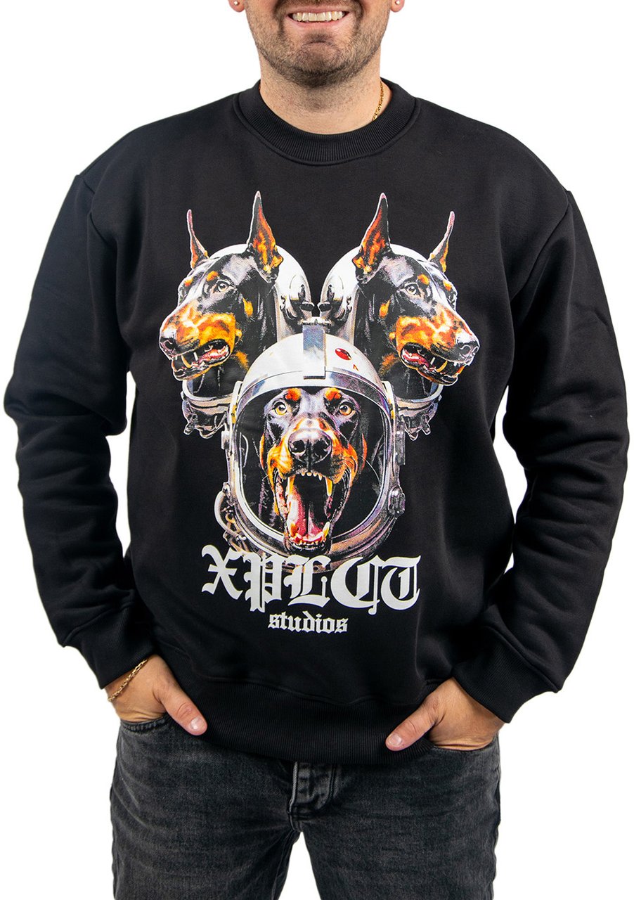 XPLCT Dobberman Crewneck Zwart