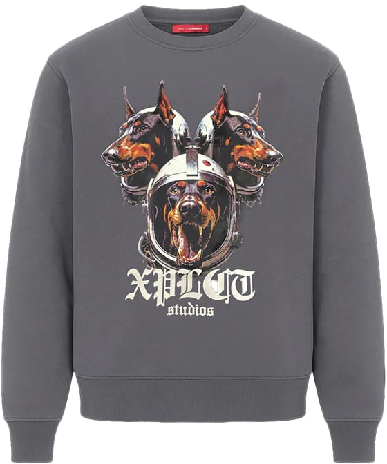 XPLCT Dobberman Crewneck Grijs