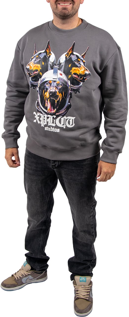 XPLCT Dobberman Crewneck Grijs