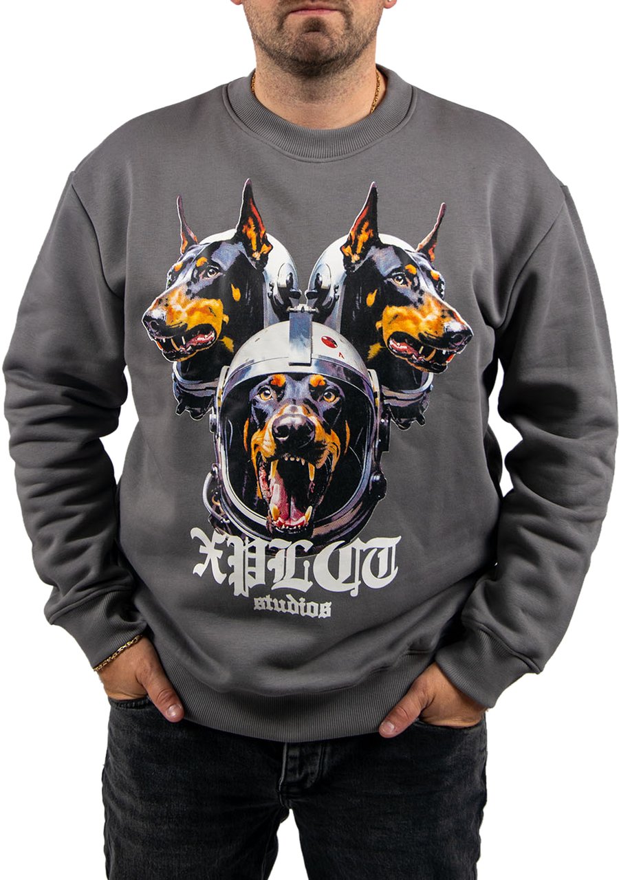 XPLCT Dobberman Crewneck Grijs