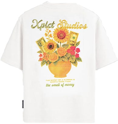 XPLCT XPLCT Flowers Tee Beige