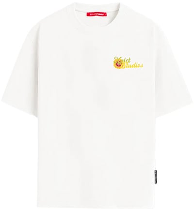 XPLCT Flowers Tee Beige