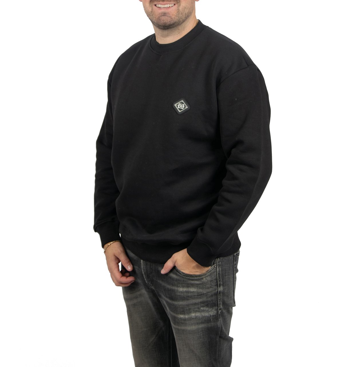 XPLCT XPLCT Plate Crewneck Zwart